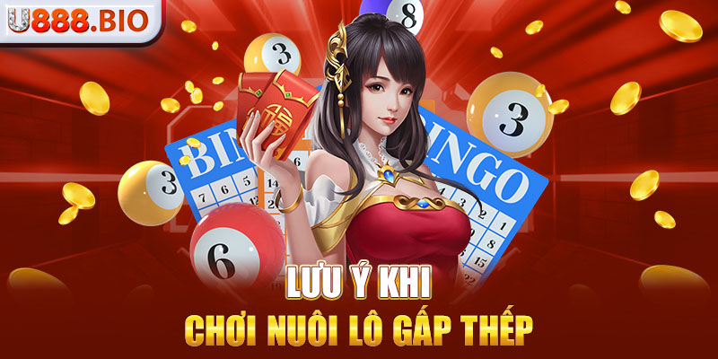 Lưu ý khi chơi nuôi lô gấp thếp